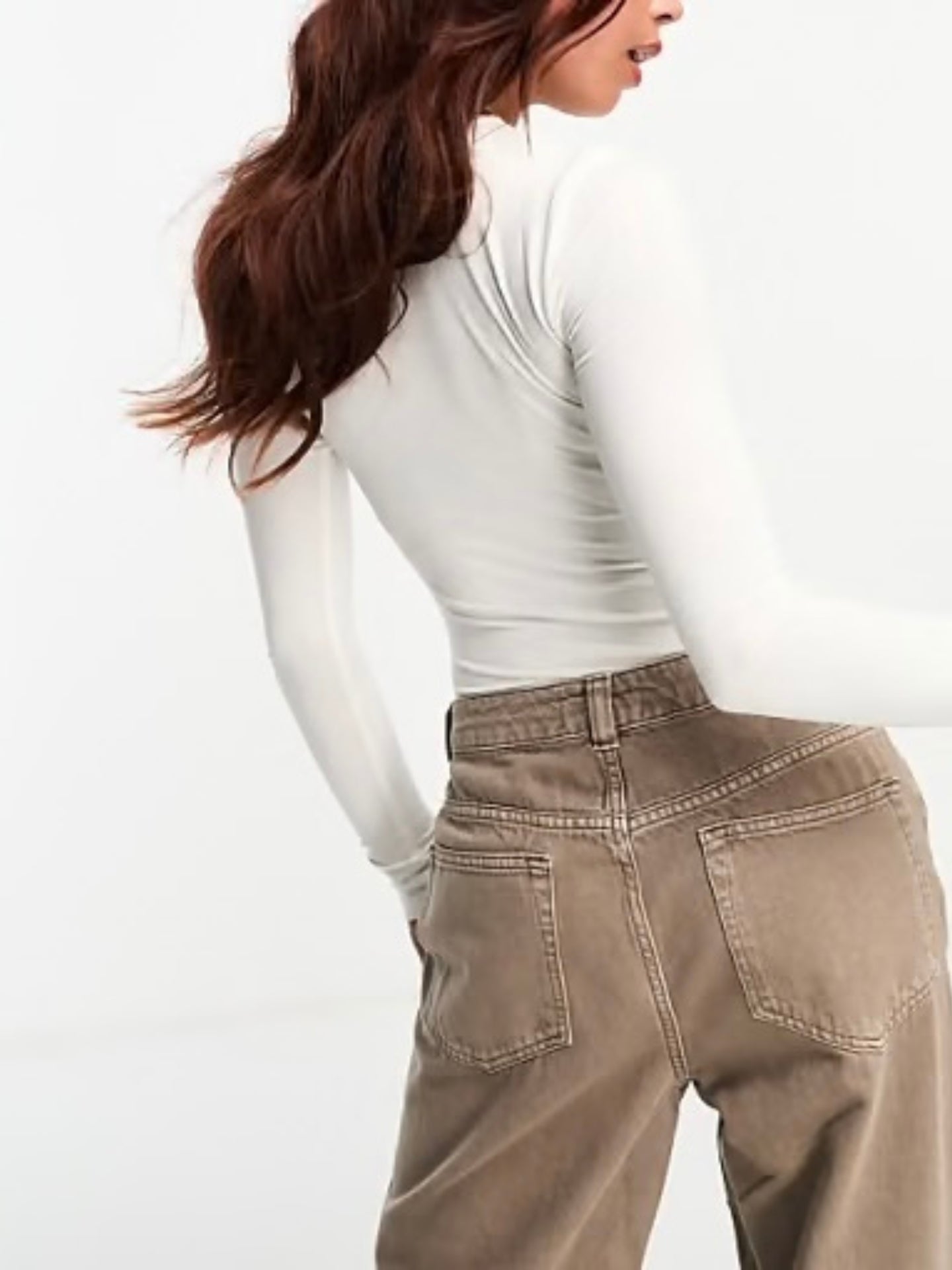 Long Sleeve Top - Ivory