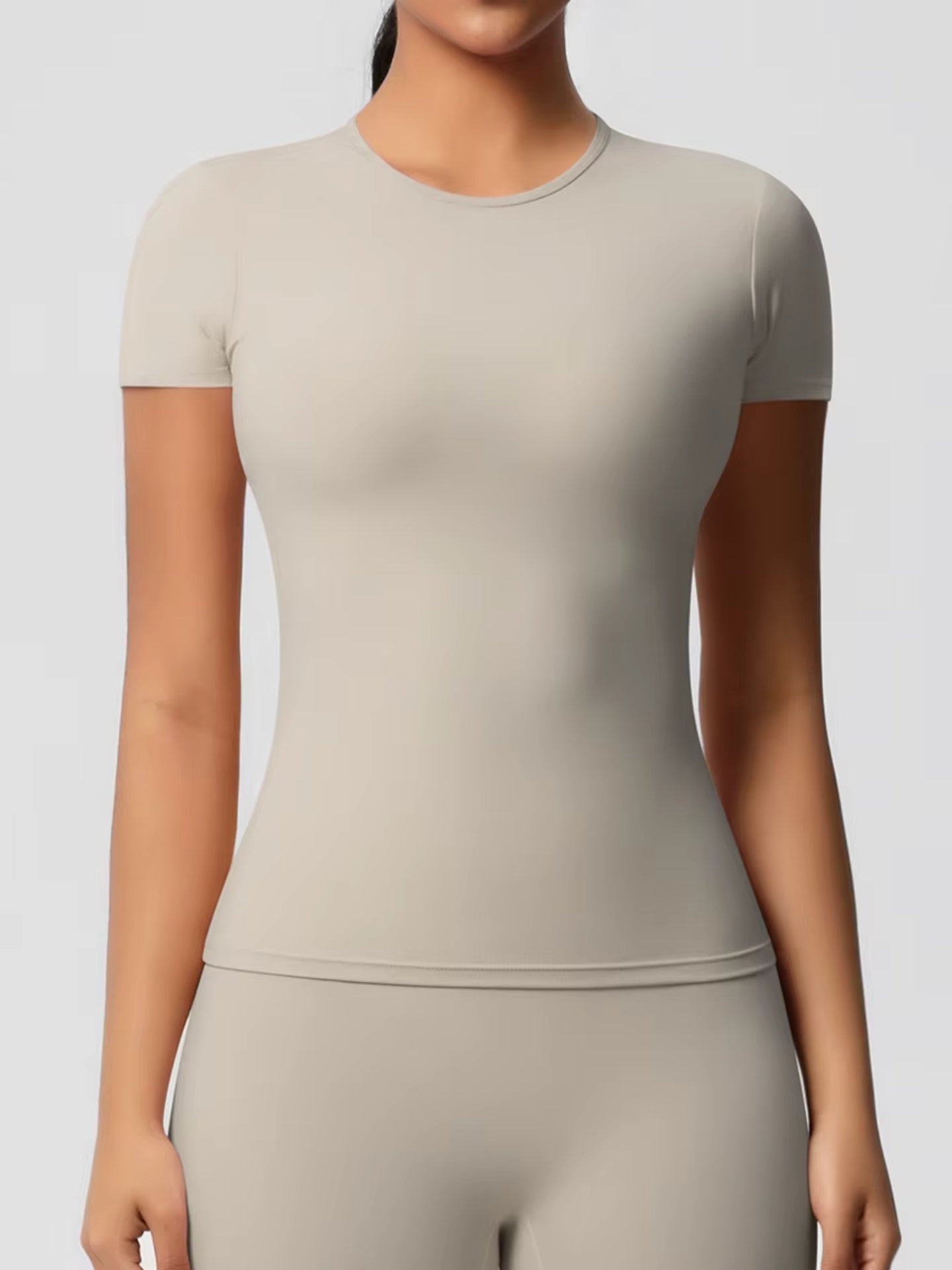 Contour Tee - Oat