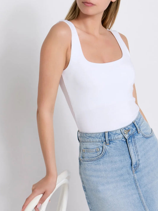Square Neck - Ivory