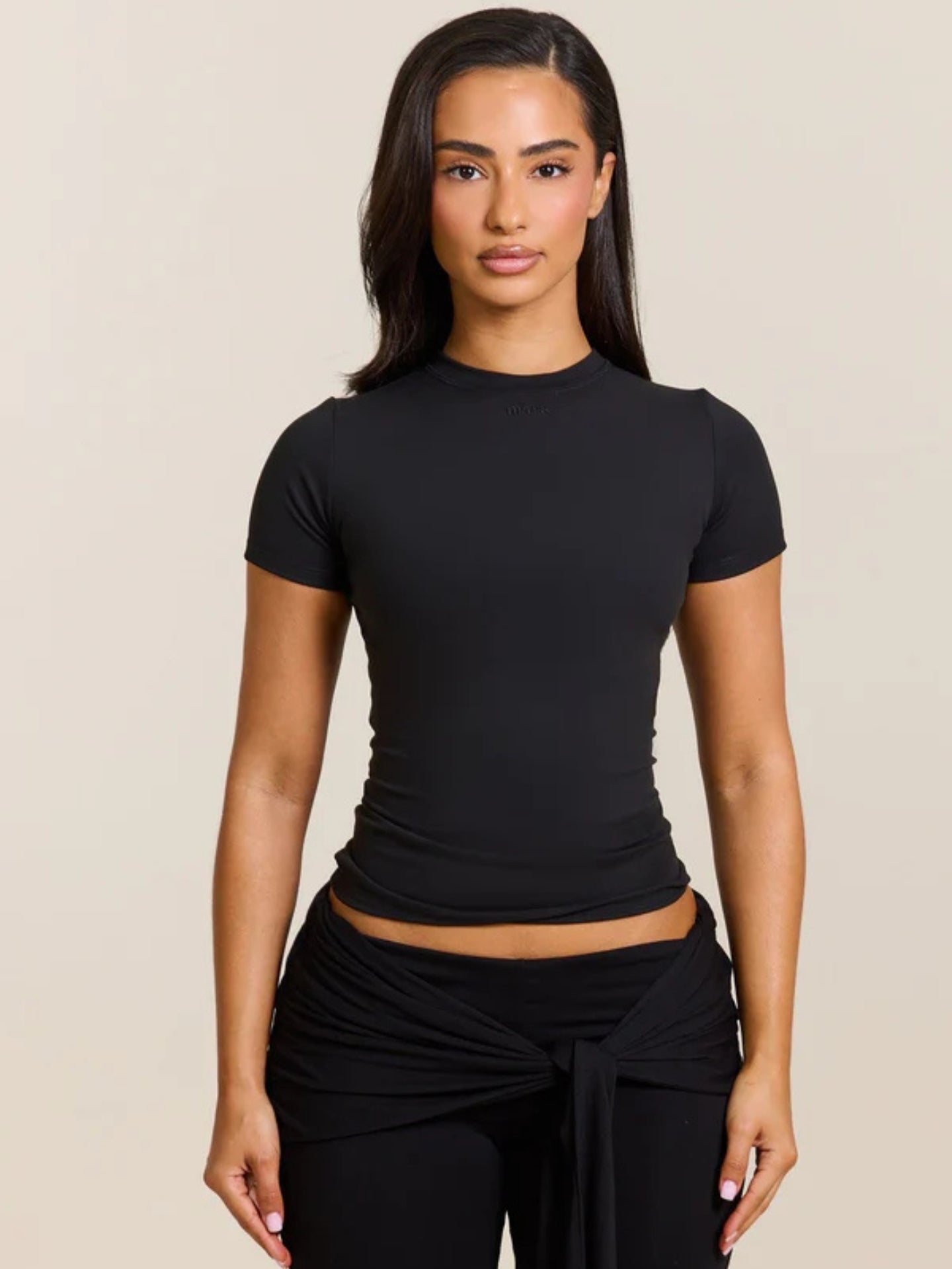 Crop Top Tee - Onyx