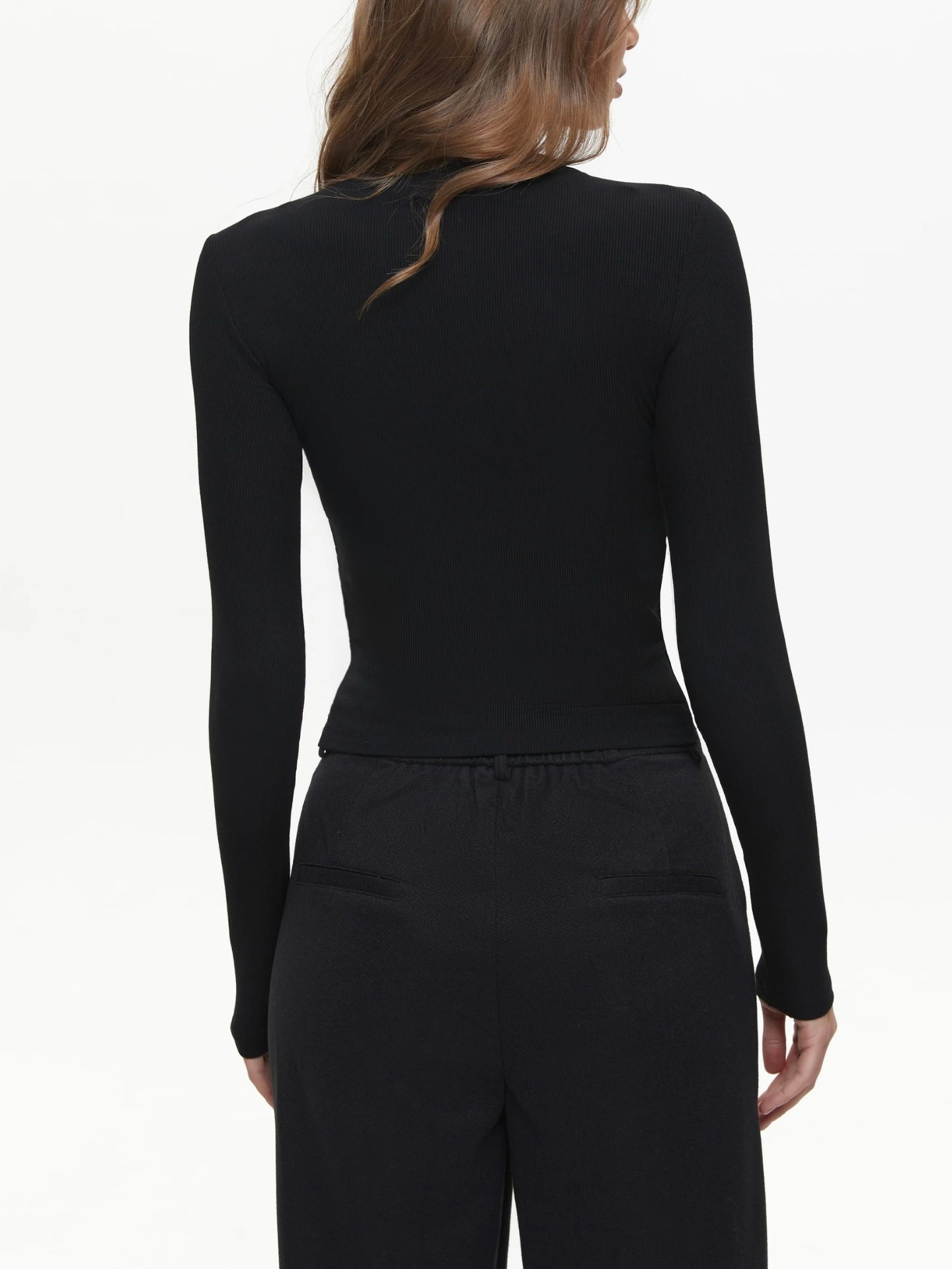 Long Sleeve Top - Onyx
